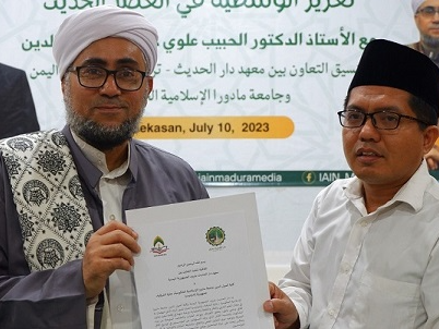 Fakultas Ushuluddin dan Dakwah Tanda Tangani Nota Kesepakatan dengan Darul Hadis, Hadramaut