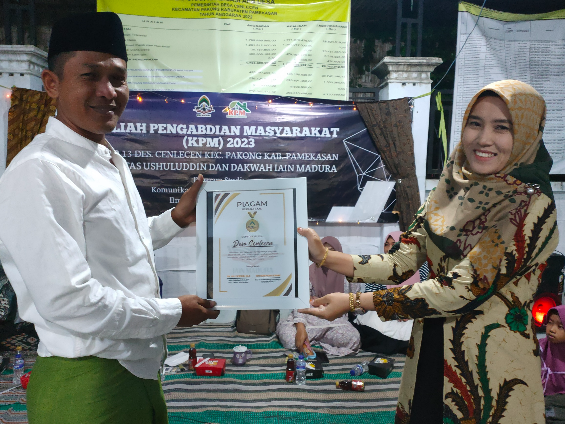 Kuliah Pengabdian Masyarakat FAUD di Desa Cenlecen Gelar Penutupan, Ini Harapan Kepala Desa