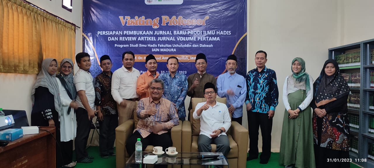 Prodi Ilmu Hadis IAIN Madura Gelar Visiting Professor Ketua Asosiasi Ilmu Hadis se-Indonesia